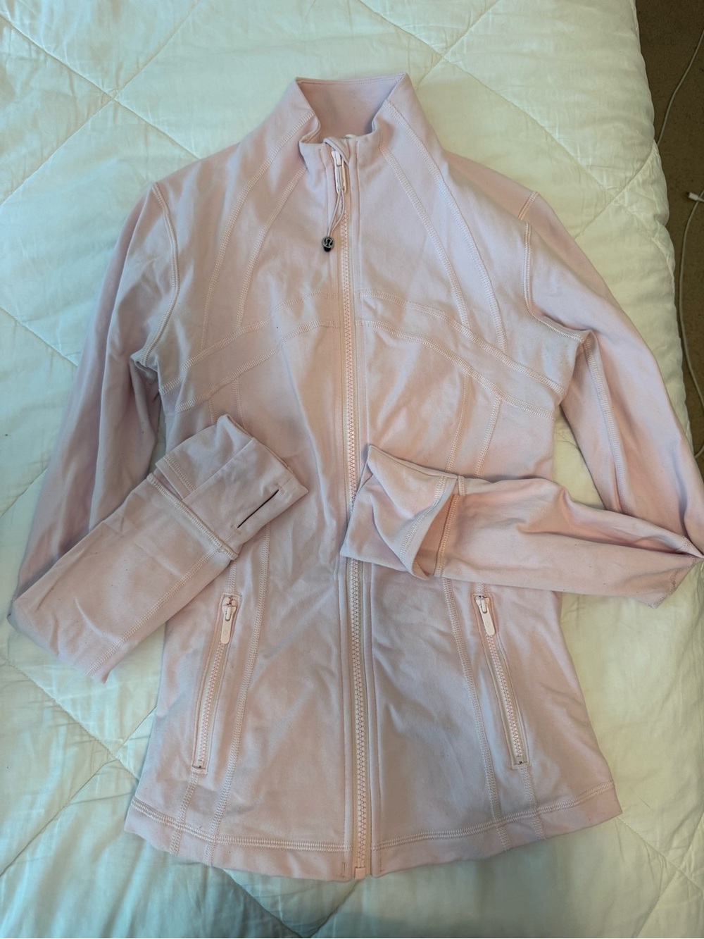 lululemon athletica Pale Pink Full-Zip Utility Jacket